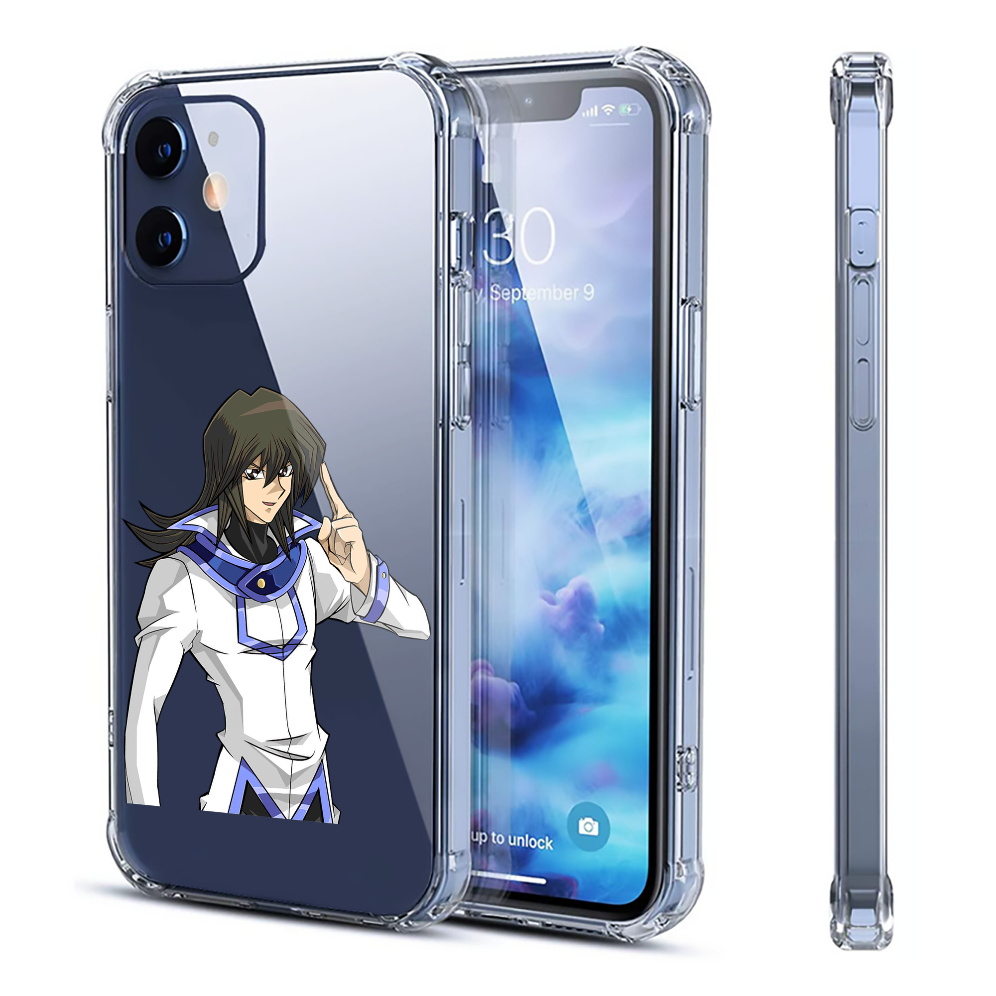 （画像用） 遊☆戯☆王 Yu-Gi-Oh! 【iPhone 12シリーズ対応】透明スマホケース（クリアソフトケース）